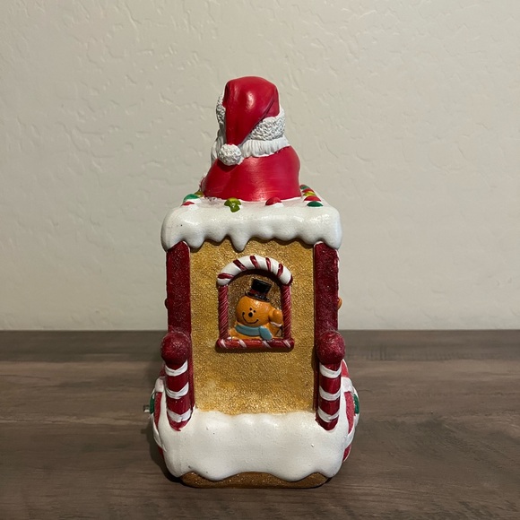 Sugarplum Dreams Gingerbread Santa Train Car Musical Light Up Christmas Decor - Picture 9 of 9